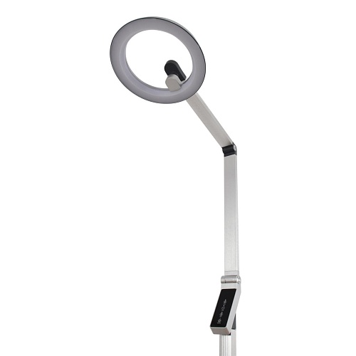 картинка LUMION 8333/15FL LEDIO LN26 458 серебро, металл/пластик Торшер LED 15W 3000/4000/6000K CCT/диммер/LC