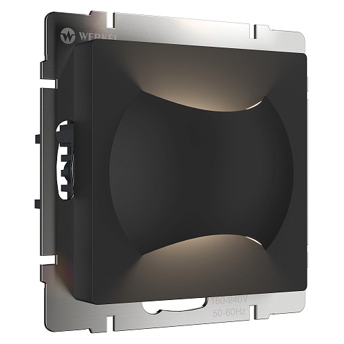 картинка WERKEL Встраиваемая LED подсветка МУН (черный матовый) W1154508