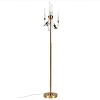 картинка ODEON LIGHT 5431/12FL L-VISION ODL_EX25 095 золотой(под латунь)/белый градиент/беж./зеленый/ металл/