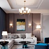 картинка ODEON LIGHT 4894/1F MODERN ODL_EX22 161 бронзовый/белый/абажур ткань Торшер E27 1*60W LONDON
