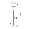 картинка ODEON LIGHT 5040/1F CLASSIC ODL24 371 античн.бронза/беж.абажур/металл/керамика Торшер E27 1*60W HOMI