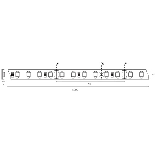 картинка Lightstar Лента  белого свечения, влагозащищенная 24V   420554