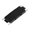картинка NOVOTECH 135268 SHINO NT24 109 черный Соединитель с токопроводом прямой для низковольтного шинопрово