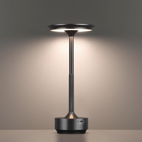 картинка ODEON LIGHT 5034/6TL L-VISION ODL24 543 черный никель/металл/акрил Настольная лампа LED 6W 3000K-570