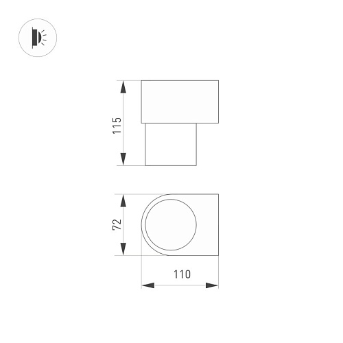 картинка Arlight Бра  033581