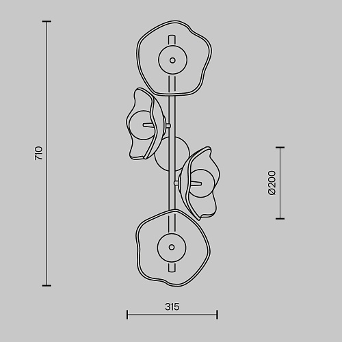 картинка Maytoni Настенный светильник (бра) Чудо / Miracle G9х4