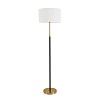 картинка LUMION 8358/1F CLASSI LN26 521 медь/черный/белый, металл/текстиль Торшер E27 60W 220V IRISA