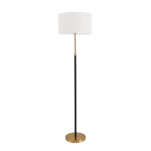 картинка LUMION 8358/1F CLASSI LN26 521 медь/черный/белый, металл/текстиль Торшер E27 60W 220V IRISA