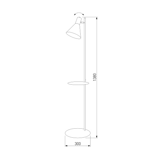картинка TK Lighting Напольный светильник 5864 Jump
