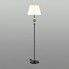картинка ODEON LIGHT 4896/1F MODERN ODL_EX23 109 черный матов./серый/молочный металл/керамика/ткань Торшер E2