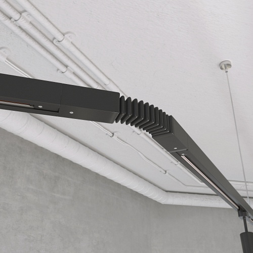 картинка Elektrostandard Гибкий коннектор для однофазного шинопровода черный TRC-1-1-FLEX-BK