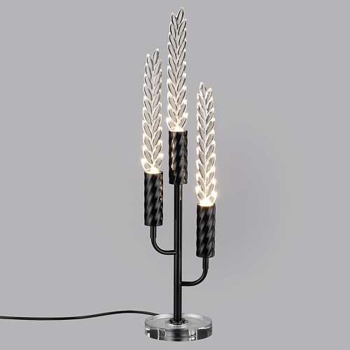 картинка ODEON LIGHT 5459/9TL L-VISION ODL_EX26 041 черный глянцевый/прозрачн./металл/стекло/хрустальное стек
