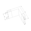 картинка Elektrostandard Коннектор угловой внутренний для накладного шинопровода Flat Magnetic 85002/00