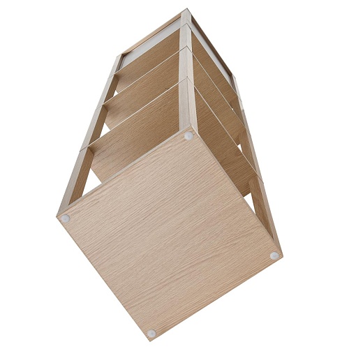 картинка LUMION 8091/1F COMFI LN26 459 дерево/белый, дерево/текстиль Торшер Е27 1*60W 220V PRACTIC
