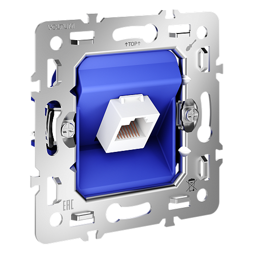 картинка Voltum Механизм розетки компьютерной RJ45 кат.6, S70