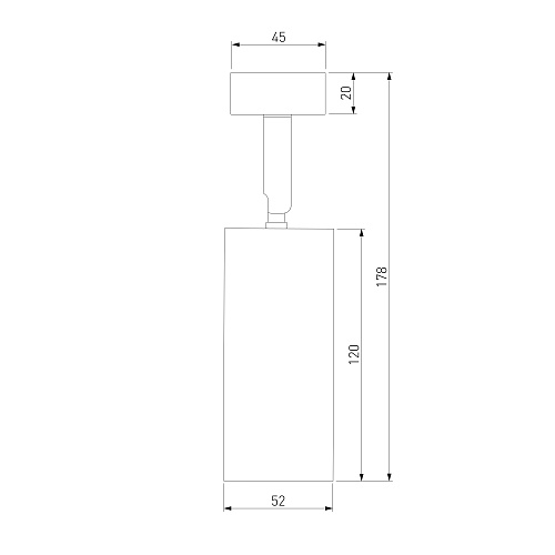 картинка Elektrostandard Светодиодный светильник Diffe черный 85252/01