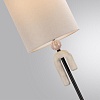 картинка ODEON LIGHT 5410/1F MODERN ODL_EX23 113 черный матовый/бежевый /металл/полирезин/ткань Торшер E27 1*