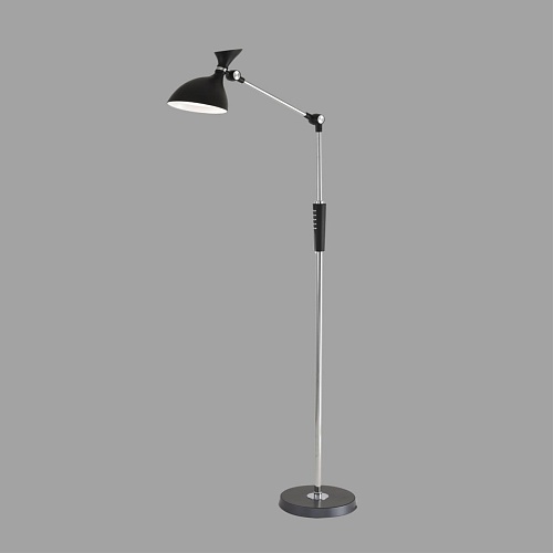 картинка LUMION 8331/15FL LEDIO LN26 458 черный, металл/пластик Торшер LED 15W 3000/4000/6000K 220-240V ССТ/д