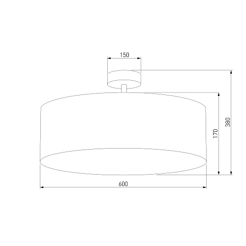 картинка TK Lighting Потолочный светильник 4245 Rondo Black