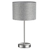 картинка LUMION 8251/1T MODERNI LN26 530  никель/серый, металл/текстиль Настольная лампа Е27 60W 220V NIKKI