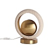 картинка ODEON LIGHT 5443/1T HIGHTECH ODL_EX25 037 сатинированн.латунь/беж./металл/полирезин Настольная лампа