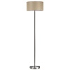 картинка LUMION 8250/2F MODERNI LN26 527  никель/бежевый, металл/текстиль Торшер Е27 2*60W 220V NIKKI