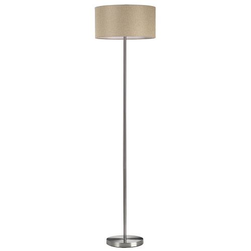 картинка LUMION 8250/2F MODERNI LN26 527  никель/бежевый, металл/текстиль Торшер Е27 2*60W 220V NIKKI