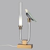 картинка ODEON LIGHT 5431/2TL L-VISION ODL_EX25 095 золотой(под латунь)/белый градиент/беж./зеленый/ металл/с
