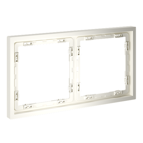 картинка Рамка пластиковая VOLTUM S70 на 2 пост, (хлопок)