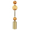 картинка ODEON LIGHT 5457/4TL MODERN ODL_EX26 051 светлая сатин.латунь/белый/бежевый/коричневый/металл/стекло
