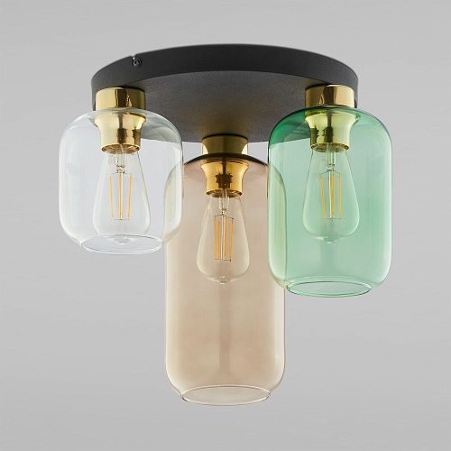 картинка TK Lighting Потолочный светильник 3318 Marco Green
