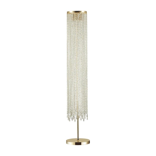 картинка ODEON LIGHT 5028/3F MODERN ODL23 619 золотой/прозрачный металл/хрусталь Торшер GU10 3*50W CHOKKA