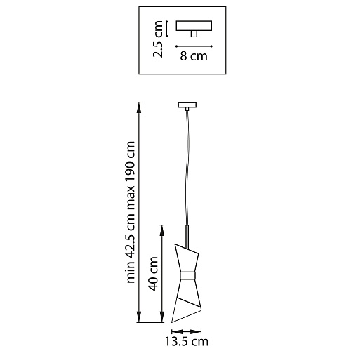 картинка Lightstar Подвес Strato  817012