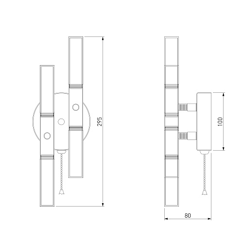 картинка Bogate's Настенный светильник 351/4 (570/4)