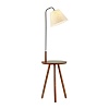 картинка ODEON LIGHT 4666/1F HALL ODL20 541 темное дерево/рогожка Торшер E27 1*60W 220V KALDA