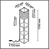 картинка LUMION 8092/1F COMFI LN26 460 черный/белый, дерево/текстиль Торшер Е27 1*60W 220V PRACTIC