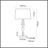 картинка ODEON LIGHT 5040/1T CLASSIC ODL24 371 античн.бронза/беж.абажур/металл/керамика Насттол.лампа E27 1*6