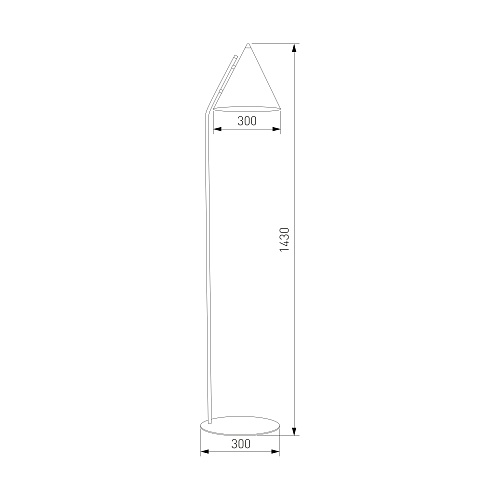картинка TK Lighting Торшер 16010 Cono