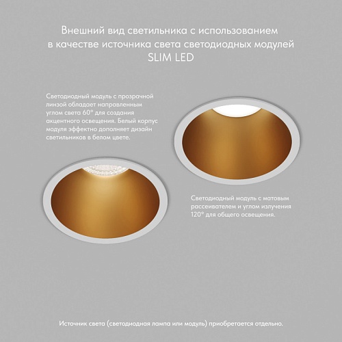 картинка Точечный встраиваемый светильник Denkirs DK3026-WG