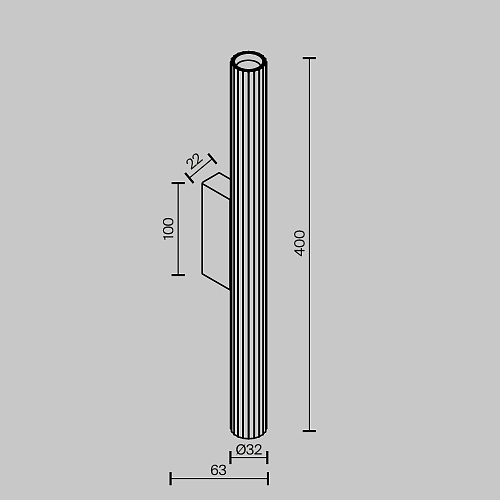 картинка Maytoni Настенный светильник (бра) Калипсо / Calipso 2700К 12Вт