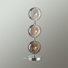картинка ODEON LIGHT 5416/13TL L-VISION ODL_EX23 145 хром/светло-серый/коричневый металл/стекло Настольная ла