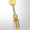 картинка ODEON LIGHT 5457/4TL MODERN ODL_EX26 051 светлая сатин.латунь/белый/бежевый/коричневый/металл/стекло