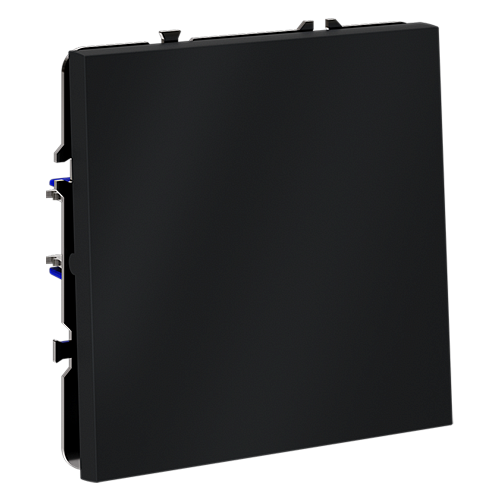 картинка Выключатель встраиваемый VOLTUM S70 одноклавишный 10А, (графит)