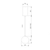 картинка Elektrostandard Подвесной светодиодный светильник 50215/1 LED черный