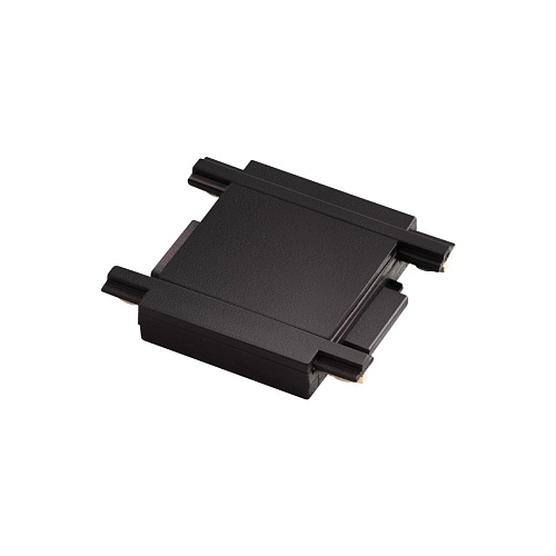 картинка NOVOTECH 135215 SHINO NT23 176 черный Соединитель с токопроводом прямой для низковольтного шинопрово