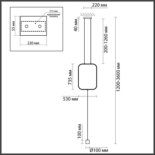 картинка ODEON LIGHT 7022/27FLA HIGHTECH ODL25 283 Напольный светильник черный/металл/акрил IP20 LED 3000K 22