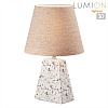 картинка LUMION 8142/1T MODERNI LN26 507 бежевый/коричневый, керамика/текстиль Настольная лампа Е27 1*60W 220