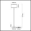 картинка ODEON LIGHT 5064/2F MODERN (В 2-х КОРОБКАХ) ODL24 203 античн.бронза/серо-беж./металл/натур.камен."шп