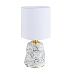 картинка LUMION 8169/1T COUNTY LN26 503 белый/серый керамика/текстиль Настольная лампа E14 1*40W 220V GIATA