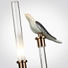картинка ODEON LIGHT 5431/2TL L-VISION ODL_EX25 095 золотой(под латунь)/белый градиент/беж./зеленый/ металл/с